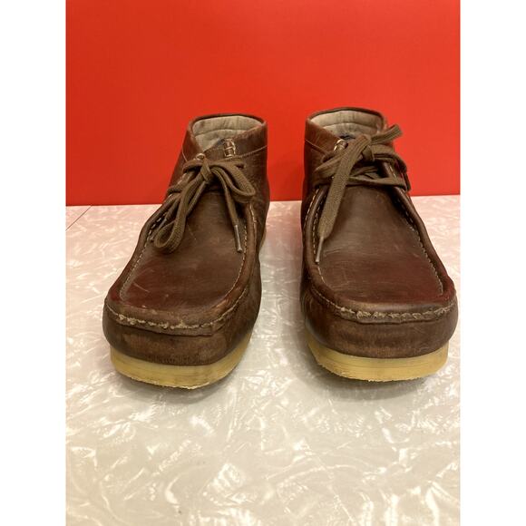 Clarks Brown Leather Desert Boots, Men\'s Size 12/EUR 45 main image 6